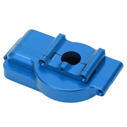 Centro Centrale in Lega di Alluminio Alloggiamento per il per Latrax 1/18 RC Auto RED RED STURDY UPGRADIO CASE CAMPIO MIDDO CASE ALTA SULLA STRADITÀ ANTI-DRORMAZIONE (BLUE)