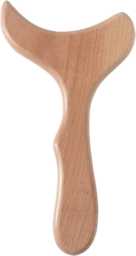 CGTOLOS Wooden Lymphatic Drainage Tool Massage Paddle Professional Gua Sha Soft Tissue Body Sculpting Anti-Cellulite Muscle Release for Women for Men