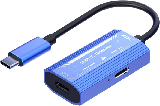 USB C AR Glasses Adapter | USB C Hub Converter,100W Charger, Support 4K@60Hz, Plug and Play Adapter for Smartphone Projector Video Display