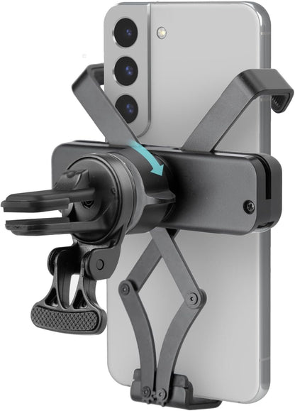 SBS Gravity Automatic Locking Phone Holder, Car Air Vent Phone Holder with High Stability Spacer