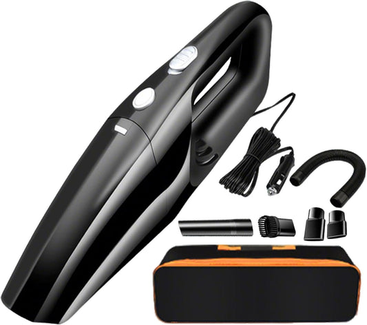 Generico Cordless Handheld Vacuum, Rechargeable Car Vacuum, 11.81x3.54in Portable Automobile Detailing Air Blower for Kitchen, Vehicle, Computer, Desktop Cleaning