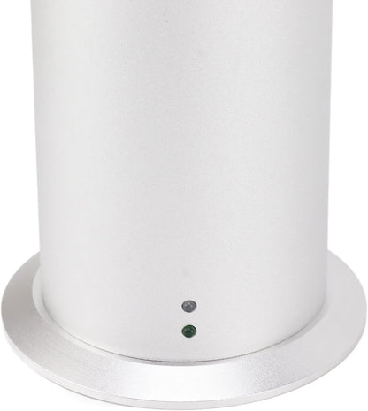 Scent Air Machine, Large Coverage Area Silver Cylindrical Shape Essential Oil Diffuser with Remote Control for Home (US Plug)
