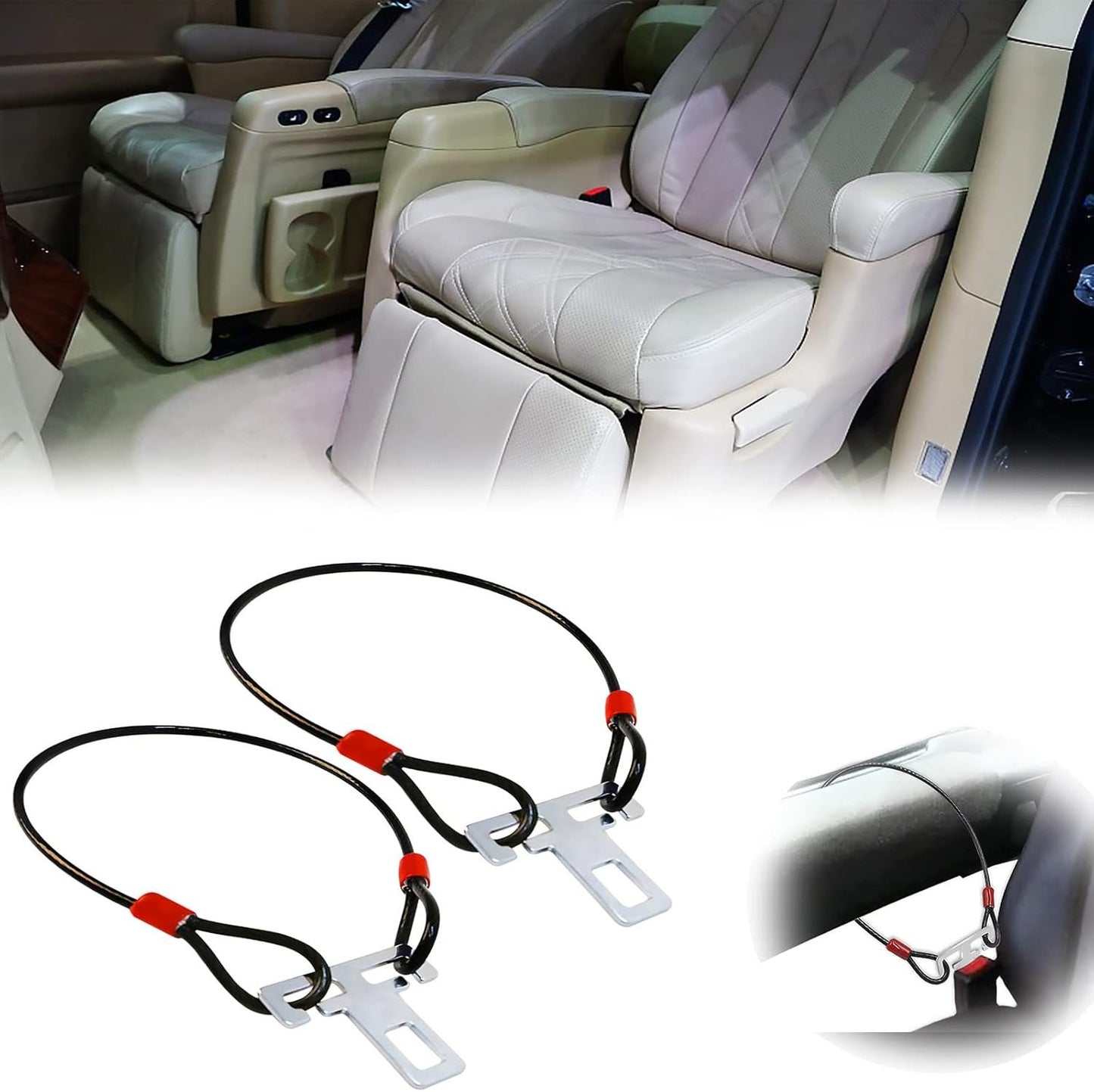 2 Piece Anti-Theft Motorhome Accessories Campervan Anti-Theft Protection Anti-Burglar Protection Door Lock Burglar Protection Caravan Accessories Camping Caravan Accessories (60cm)