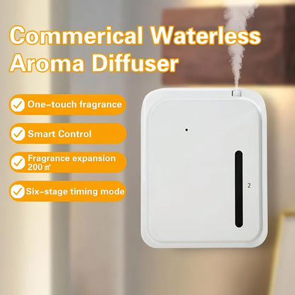 Aromatherapy Diffuser,Intelligent Timing Function Essential Oil Diffuser,Waterless Fragrance Expansio Smart Scent Air Machine,for Hotels Bathrooms Living Rooms Offices