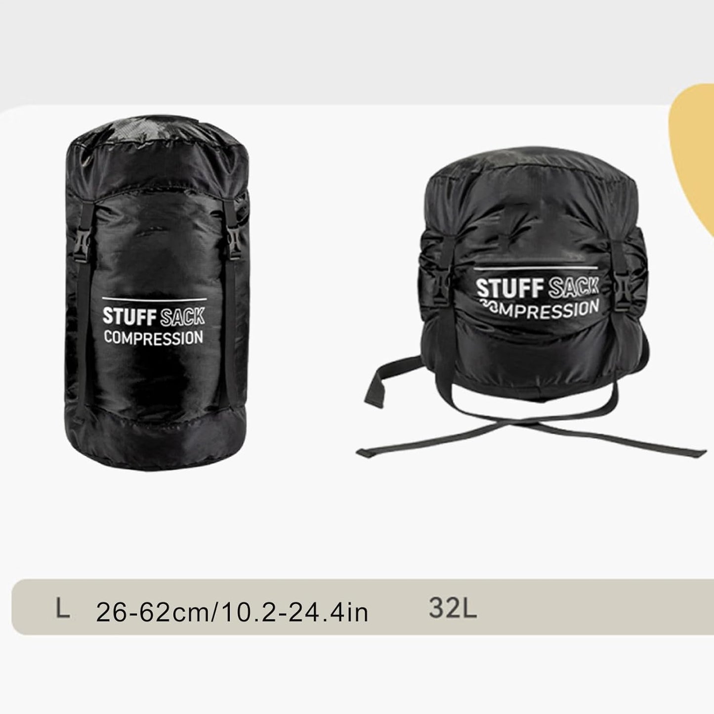 Backpacking Compression Bag,Waterproof Travel Compression Bags - Lightweight Hiking Supplies, Outdoor Gear for Marine Activities