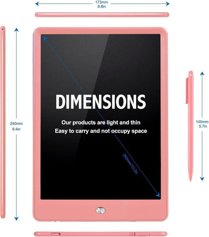 EooCoo Toys for 3-6 Years Old Girls Boys, 10 Inch LCD Writing Tablet, Electronic Drawing Tablet, Doodle Board, Party Birthday Gifts for Kids, Educational Learning Toys Toddler Travel Essentials
