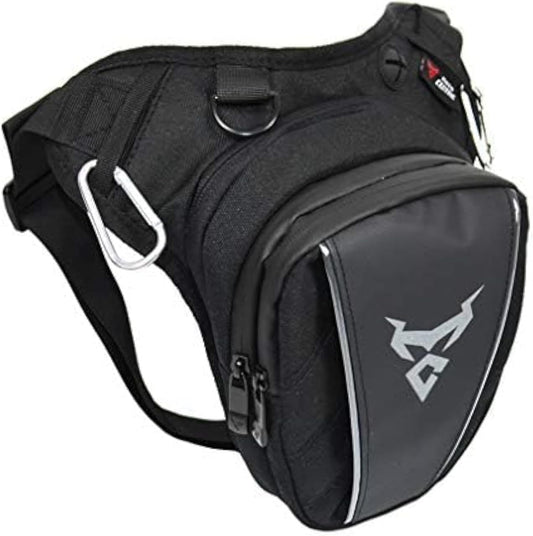 Canvas Thigh Drop Leg Bag for Men Outdoor Travel Hiking Climbing Tactical Military Motorcycle Bike Cycling Waist Fanny Pack Camping Casual Daypack