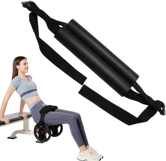 Hip Thrust Belt, Non Slip Lifting Belt, Portable Workout Equipment, Reusable Squat Attachment for Home Gym, Strength Training, Weightlifting, Glute Exercise, Adjustable Fitness Gear, 120x1x1cm