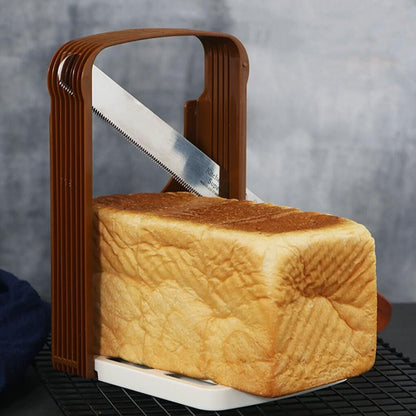 BEALIFE Utensile per affettare Il Pane Regolabile Gadget da Cucina per affettare Senza Sforzo Affettare Rapidamente Il Pane Affettatrice per Utensili da Cucina in ABS