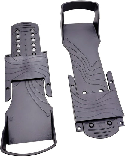 Perfeclan Rowing Machine Pedals Replacement Nonslip Fitness Equipment Foot Pedals for Home Gym