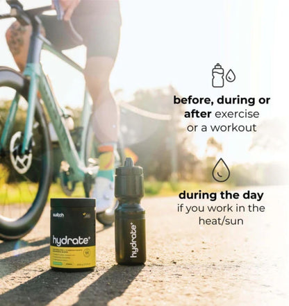 Switch Nutrition Hydrate+ 20 Serves Kiwi Watermelon