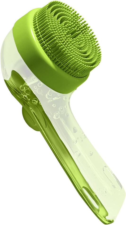 Dog Bath Brush, Pet Washing Scrub, 7.48 x 3.35 x 1.18 Inch Gentle Slicker Scrubber Detangler for Puppy, Kitten, Horse Hygiene, Cleaning Dandruff, Flea Removal, and Matting Control
