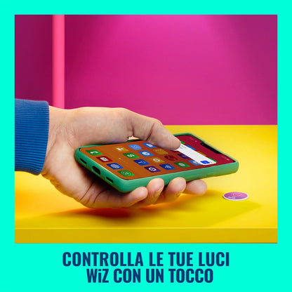 WiZ NFC Tag, Smart LED Lighting (WiFi and Bluetooth), Easy to Control