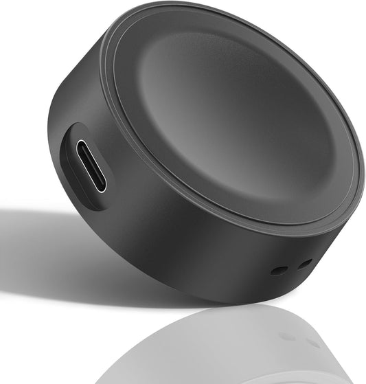 Leonids Magnetic Charger for Apple Watch, USB-C Portable Travel Wireless Cordless Charging Dock for iWatch Series 10 9 8 7 6 5 4 3 2 1 Ultra 1 2/SE 1 2 (Black)