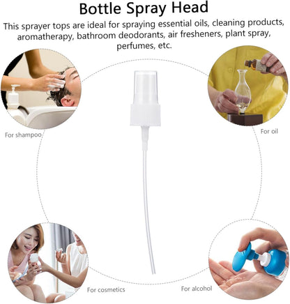 Healeved 20pcs Spray Heads for Mini Perfume Bottles Durable Cosmetic Sprayer Nozzles for Essential Oils Aromatherapy and Cleaning Products