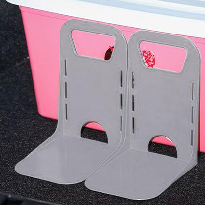 Trunk Storage Box Fixer, L Shape Cargo Blocks, 7.28x5.31x4.53 inches Secure Car Trunk Organizer, Space Saving Holder, Non Slip Fixing Tool for Travel, Daily Commutes