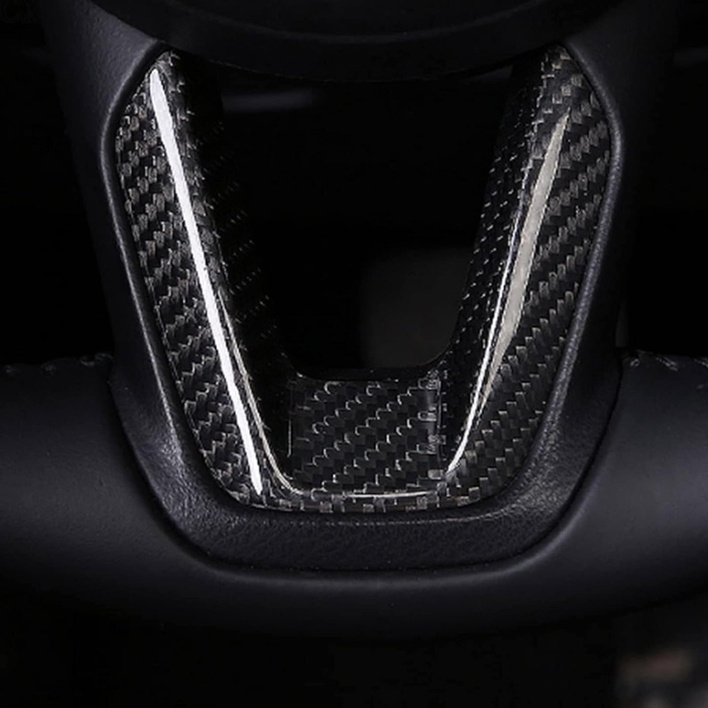 Car Steering Wheel Trim Cover Sticker Interior Accessories Fit for Mazda 3 for Axela 2017-2019 for CX-4 CX-5 2017-2020