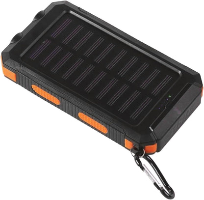 Solar Charger - 20000mAh Portable Solar Charger Battery Bank - Portable Battery Pack with Compass and Flashlight Survival Gear for Cell Phone, Camping & Hiking