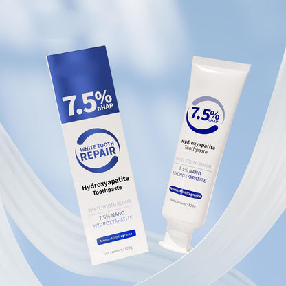 M-SDRWIKEY Hydroxyapatite Toothpaste,M-SDRWIKEY Toothpaste,Hydroxyapatite Toothpaste,Deep Cleaning Oral Care Toothpaste,Whitening Toothpaste,Enamel Protection & Whitening for Sensitive Teeth,120g (1)