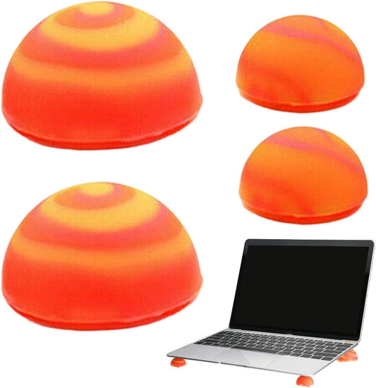 Laptop Cooling Silicone Pad | Small Portable Silicone Hemisphere Pad for Cooling | Multifunctional Cooling Stand Non Slip Stable Hemisphere Riser for Laptops