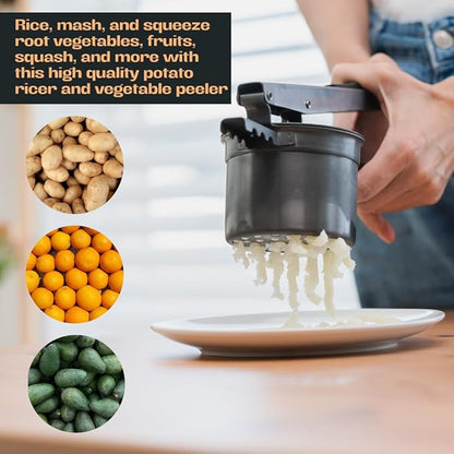 Potato Ricer Stainless Steel - Kitchen Tools and Gadgets - Potato Masher, Potato Grater - Durable Ricer Kitchen Tool - Kitchen Tools - Potato Ricer by Kovilo