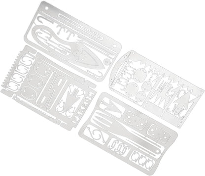 Emergency Preparedness Items, Clever Combination Camping Survival Kits Preservative Survival Card for Emergency Survival Kits Travel Tools, and Hiking Kits