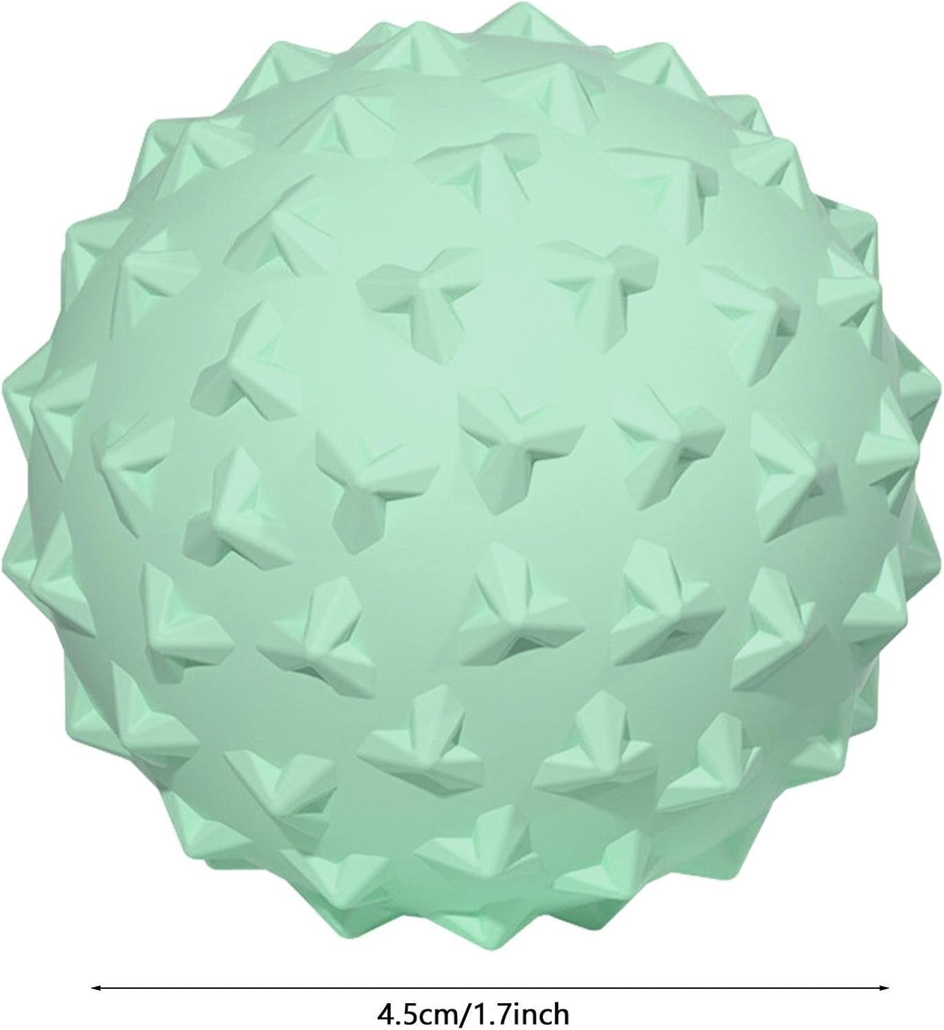 Spiky Massage Ball, Soft Spiky Massage Ball for Feet Back, Soft to Firm Spiked Massager Roller Orb, Foot Massage Balls for Tissue, Muscle Recovery, Trigger Point, Myofascial Release