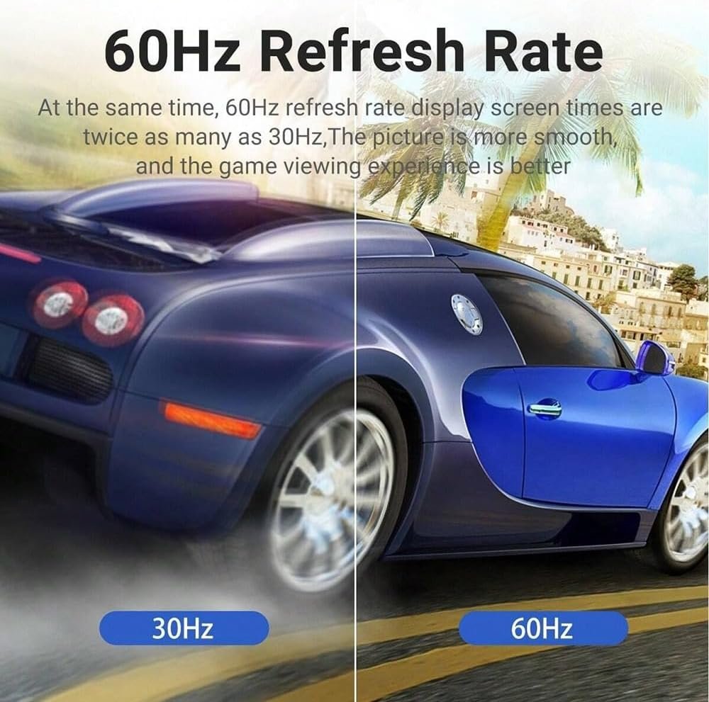 USB C to HDMI Cable [4K 60Hz 1.8M], Type C HDMI Adapter Thunderbolt 4/3, HDMI Extender Cable Compatible for iPhone 15 Pro/ProMax, MacBook Pro, Samsung S23, iPad Air 4/Pro 2021, iMac and More