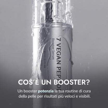 7 Vergan Tank Jars 150 ml Booster Serum with 7 Péptides 150 ml – Enhancer Serum, Instant Glass Skin Effect, Pore Refinement, Lasting Hydration, Korean Vegan Skincare