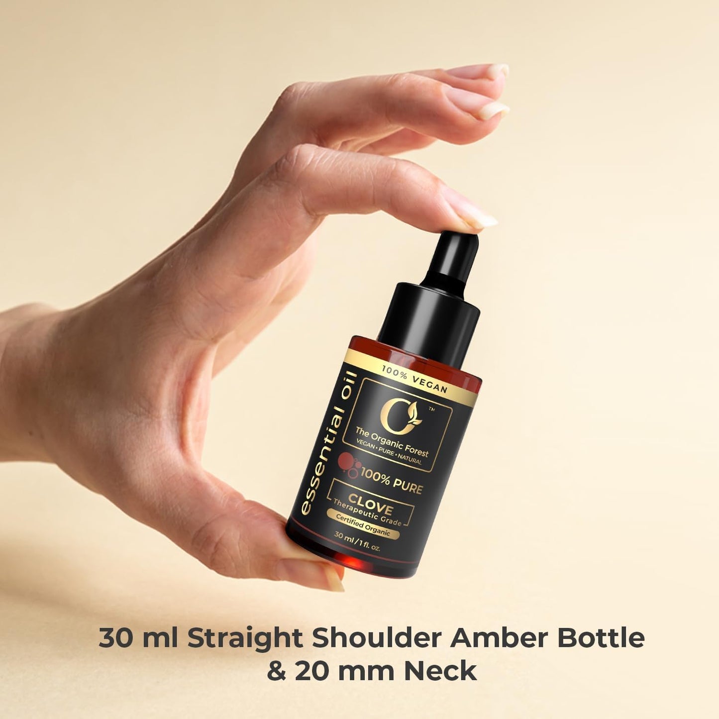 100% Pure & Natural Clove Oil for Hair Care, Oral Care, Aromatherapy and Resistant Support | Strong, Spicy Aroma | Clove Essential Oil Diffuser