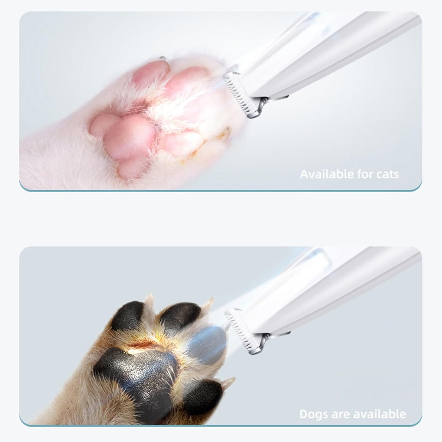 Cat Grooming Clippers, Puppies Precision Trimmer, 1.26x1.26x6.69 Inches Compact Rechargeable Pet Clippers, Waterproof Blade Ideal Grooming Tool for Cats and Small Dogs at Home