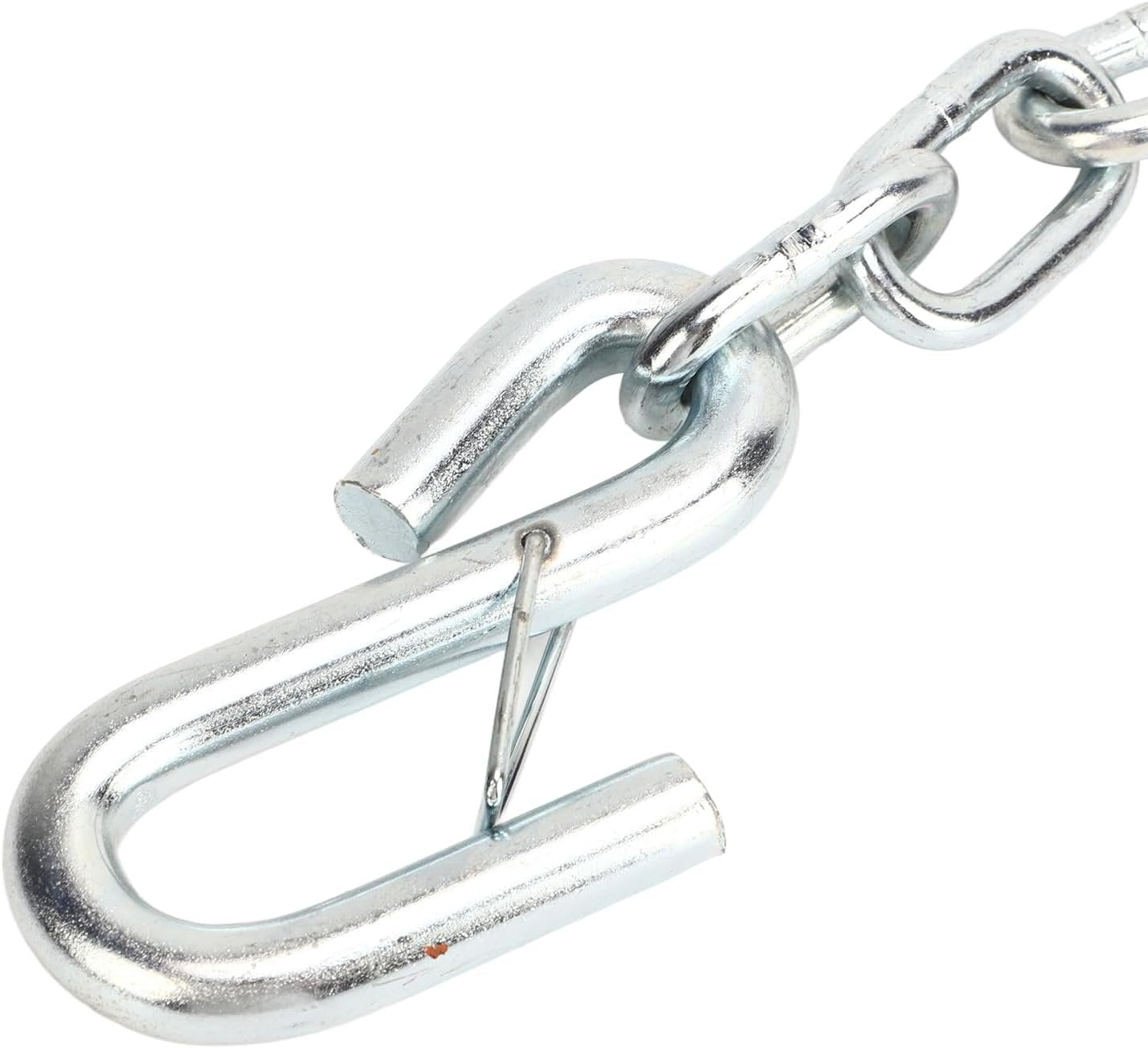 Trailer Security Wire - Corde di sicurezza, 3500 lbs, lunghezza di uscita anti-catena, lunghezza 77 cm, carburatore di ferro, adatto per roulotte, camper, fissaggio rapido