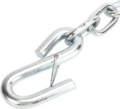 Trailer Security Wire - Corde di sicurezza, 3500 lbs, lunghezza di uscita anti-catena, lunghezza 77 cm, carburatore di ferro, adatto per roulotte, camper, fissaggio rapido