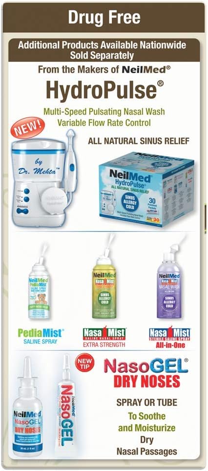 NeilMed Sinus Rinse Kit with Xylitol, 50 Count (Pack of 1)
