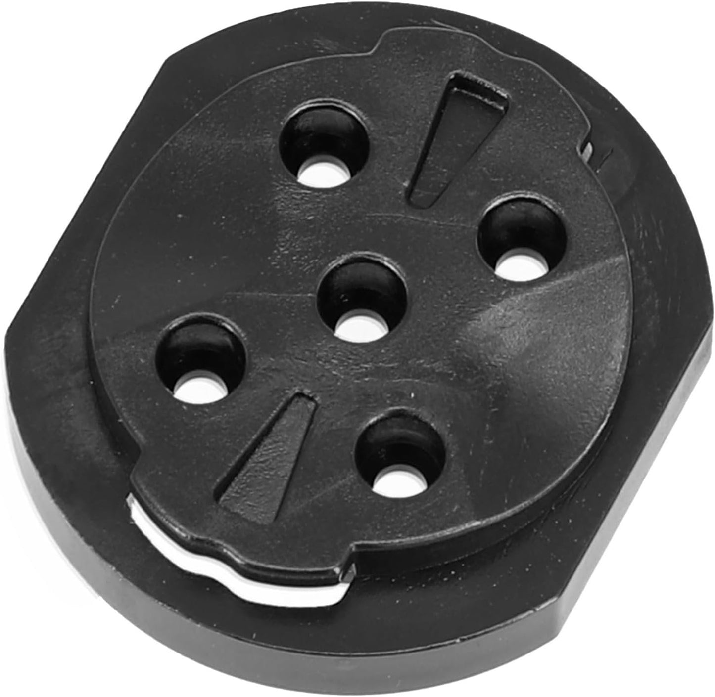 Cycling Computer Mount, Black Nylon Bike Computer Replacement Bike Mount Fixed Mount for Garmin Bike Parts for Bryton