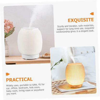 ULDIGI USB Aroma Diffuser with Light Desktop Air Humidifier for Home Office Elegant Design with Remote Control for Aromatherapy Decoration