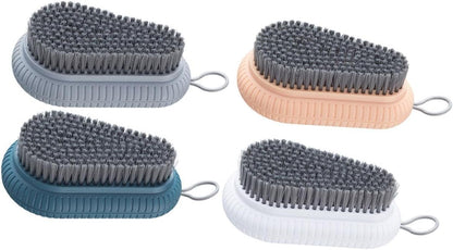 WRITWAA 3sets Laundry Cleaning Essential: Soft-Texture Scrub Brush for Shoes Clothes More 4pcs*3