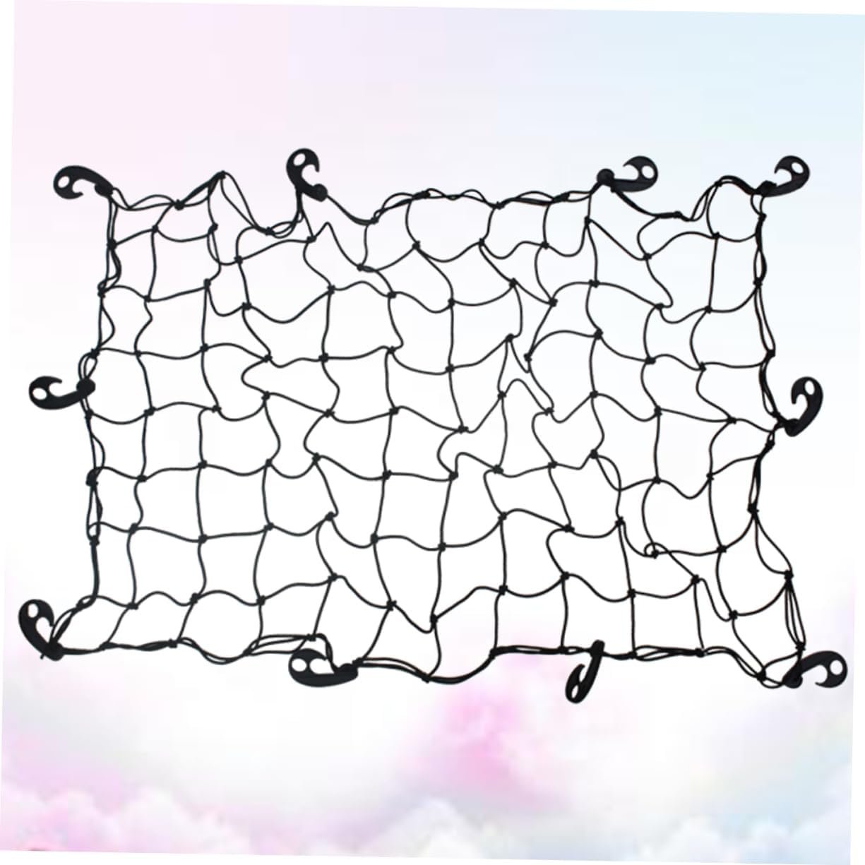 Car Elastic Mesh Trunk Storage Organizer Roof SUV Trunk Net Trunk Organizer for Trunk Cars Cars Trunk Mesh Net Car Trunk Cargo Basket Net Trunk Cargo Mesh Black Luggage Universal