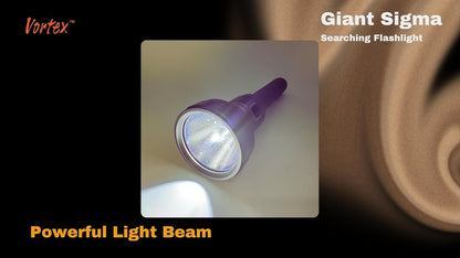 Serpent Giant σ Tactical Aluminum Searching Type C USB Recharging Powerful Long Bean Range Charging Indication Tactical Function Rechargeable Battery Flashlight