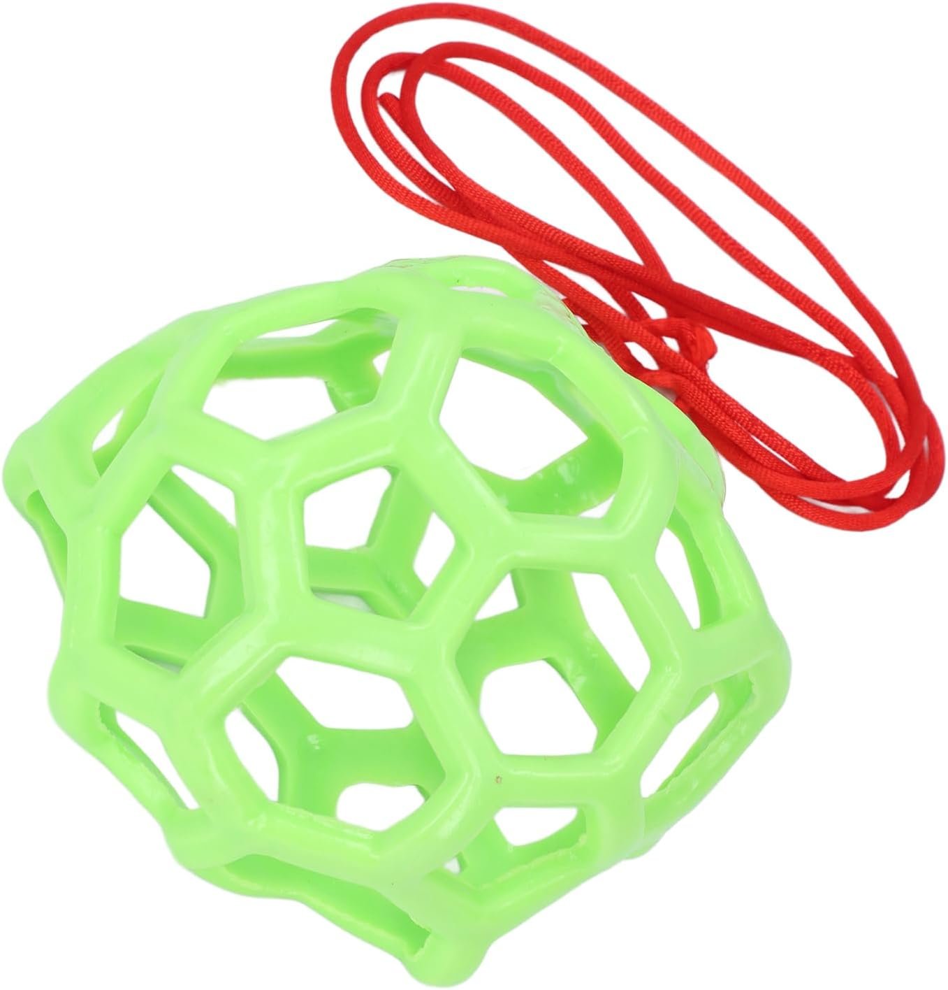 Goat Feeder Ball, Hanging Feeding Toy Lightweight Multifunctional for Home (Green)