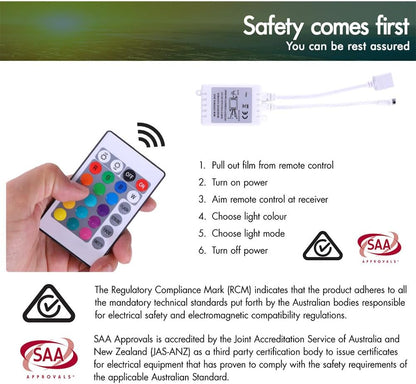 ALFORDSON LED Coffee Table with Sliding Drawer and Open Shelf, Spacious Tabletop Dining Table for Living Room Office Reception, Center Table with RGB Light, White