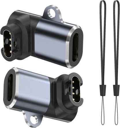 Vancle Garmin, 2 adattatori di ricarica per Garmin Venu Sq/Venu Sq 2 / Venu Sq 2 / Venu Sq 2 / Venu Sq 2 Music/Venu 2 Plus/Venu 2/2S / Venu 3/3S