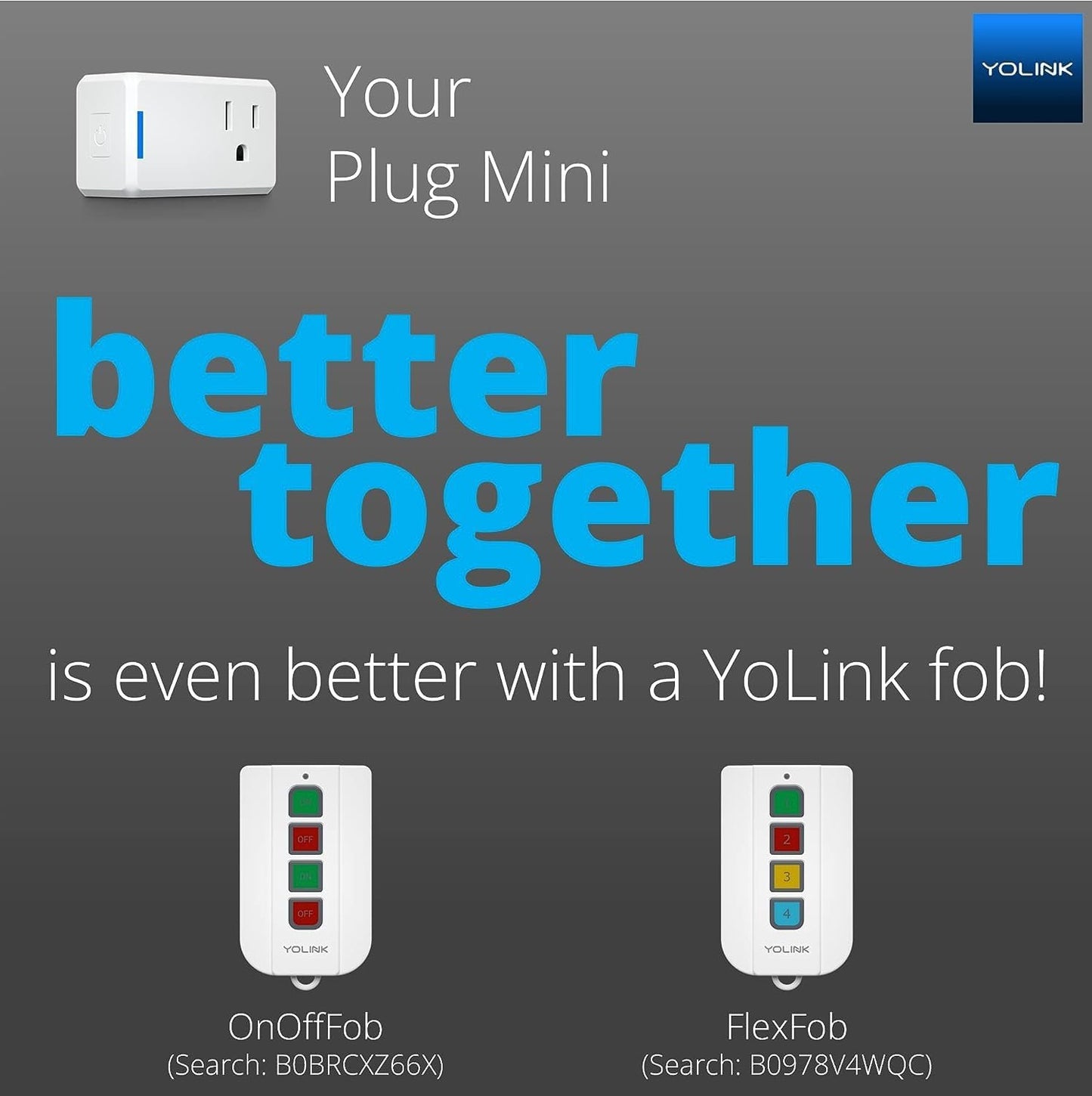 YoLink Smart Plug with Energy Monitoring, 1/4 Mile Longest Range Smart Plug Works with Alexa Google, Home Assistant IFTTT Remote Control Home Appliances Anywhere, YoLink Hub Required