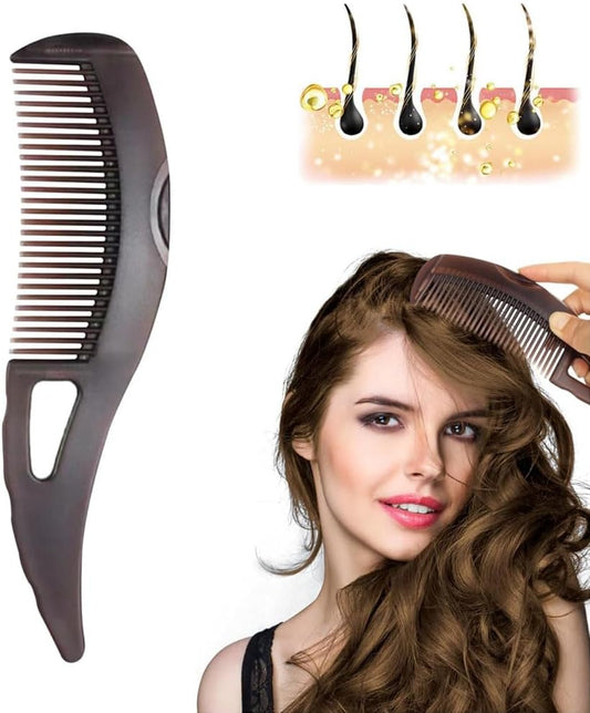 Dolemay Dandruff Comb,Hollow Tooth Design Hairbrush Unisex Removal of Dandruff and Dirt Scalp Comb Daily Travel Comfortable Hair Care Scurf Hairbrush Multifunctional Scalp Care Brush for Women Men