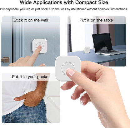 Ysyaxsyt Tuya Zigbee Wireless Mini Switch One Key Push Button Control Home Automation 1 PCS