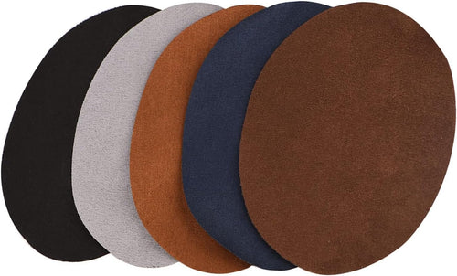 Iron On Patches Oval Shape, Artificial Leather Patches 1Pack Oval Shape PU Leather Patch Elbow Patches for Sweaters, Repair Sewing Elbow Knee Patches Clothing Accessories