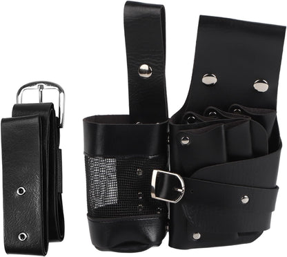 Hairdressing Waist Bag for Hair Dressing Tools, Scissors, Hair Care Comb, Hair Belt Bag, Hair Comb, Hairdressing Bag(Black)