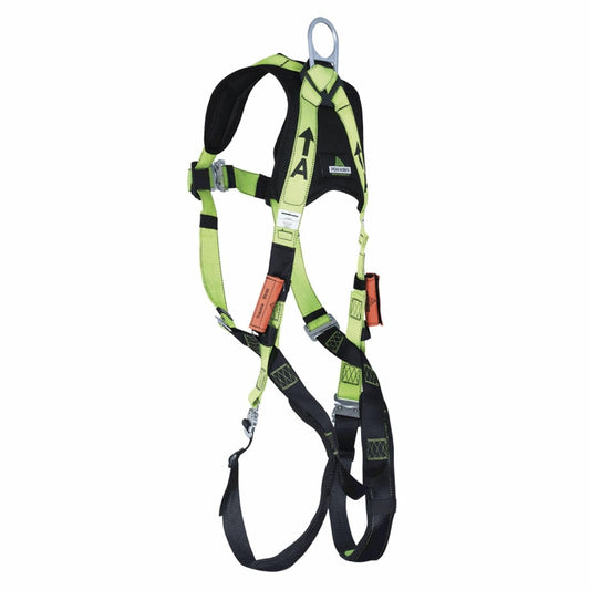 PeakWorks PeakPro Series Safety Harness - Full Body Safety Harness - CSA & ANSI Compliant Fall Protection - 310 lbs Capacity - Universal Size (Multiple Classes & Leg Buckle Types)