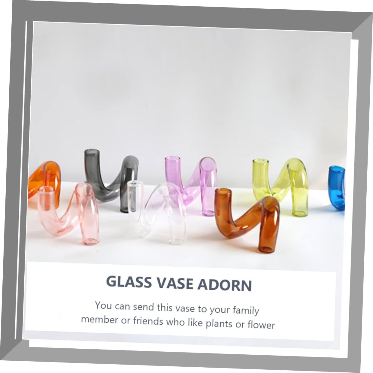 BESTOYARD Crystal Decor Vase Clear Vase Decor Plants Gadgets Home Objects Home Vase Plant Pot Dried Flower Pots Glass