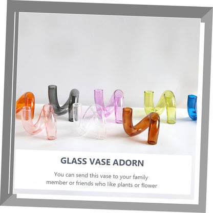 BESTOYARD Crystal Decor Vase Clear Vase Decor Plants Gadgets Home Objects Home Vase Plant Pot Dried Flower Pots Glass